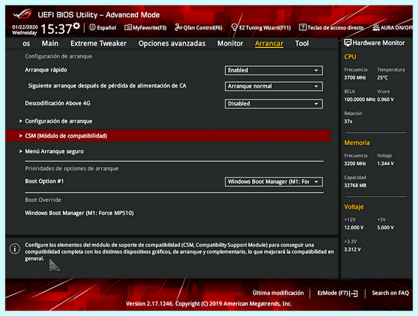 Bios csm что это