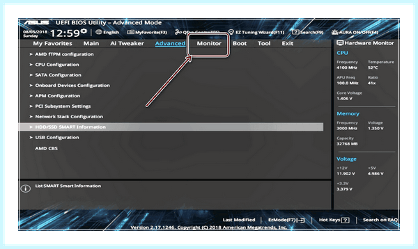 Bios uefi utility