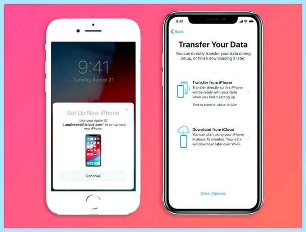 Continue setup on iphone перевод
