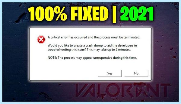 Critical error occurred