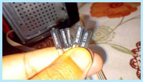 Front panel connector