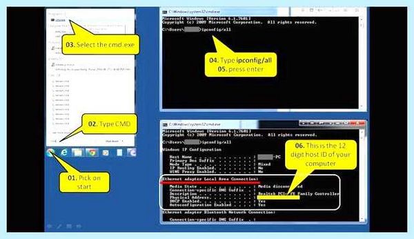 Hostid windows 10
