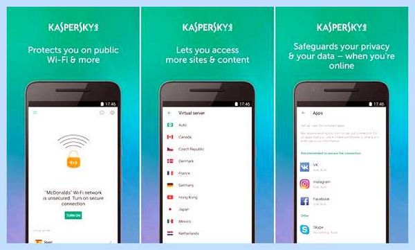 Kaspersky vpn connection