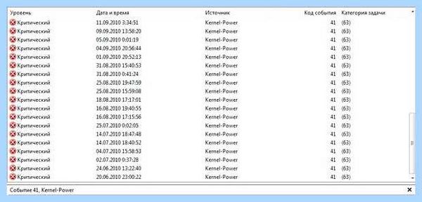 Kernel power 41 63 windows 10 перезагружается