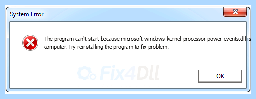 Microsoft windows kernel processor power