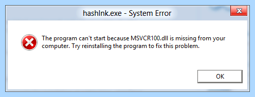 Msvcr100 dll что это за ошибка
