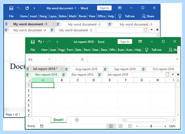 Office tab для office 2010