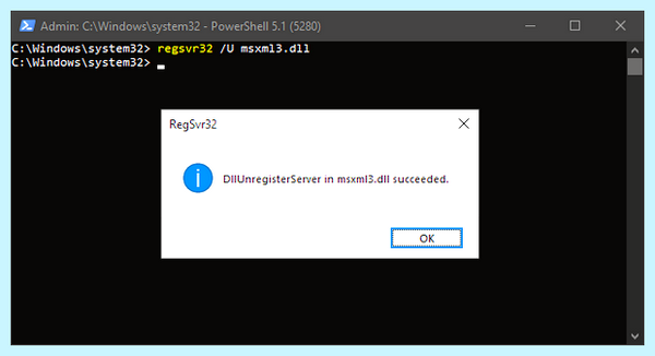 Regsvr windows 10