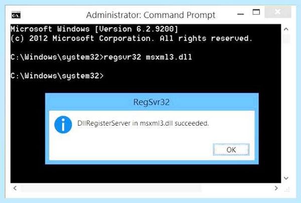 Regsvr32 регистрация dll для win 10
