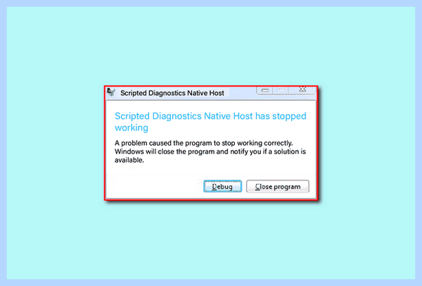 Scripted diagnostics native host не работает