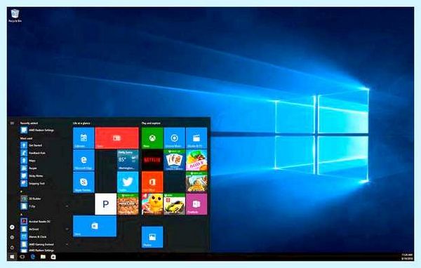 Start windows 10