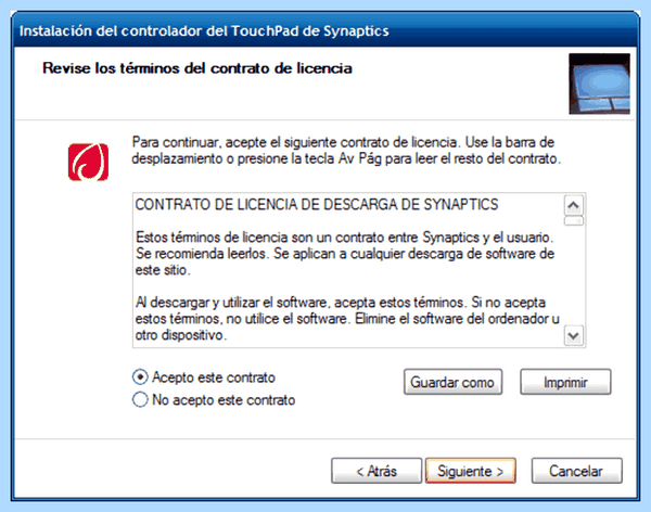 Synaptics touchpad что это