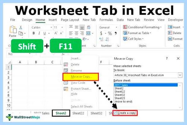 Tabs for excel