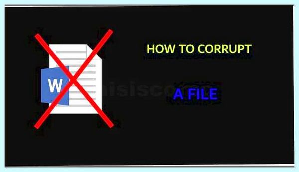 The file is corrupt