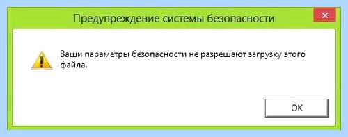 Ваши параметры безопасности