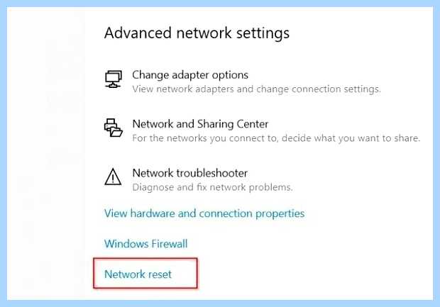 Возможна проблема с драйвером адаптера ethernet
