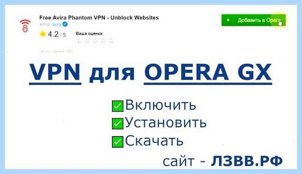 Vpn для опера gx