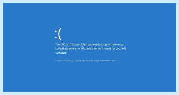 Win 10 синий экран
