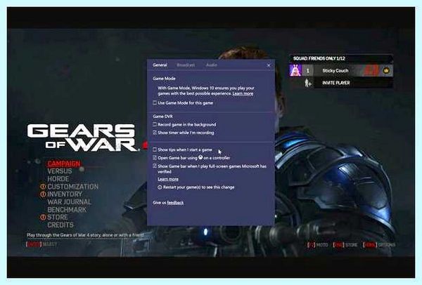 Windows 10 game mode