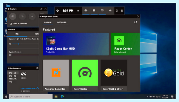 Windows 10 xbox game