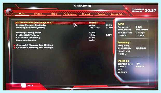 Xmp bios что это